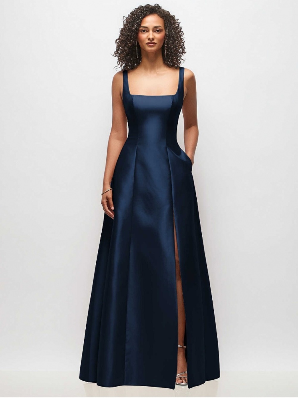 ALFRED SUNG D826 MIDNIGHT NAVY DRESS